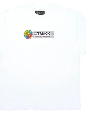 +44 Takashi Murakami Lewis Hamilton Race Zone T-shirt White Size Medium